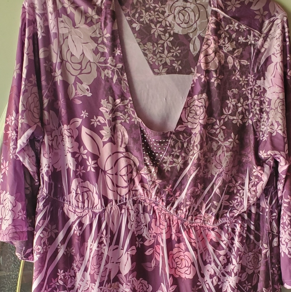 Faded Glory womens plus 2XL blouse